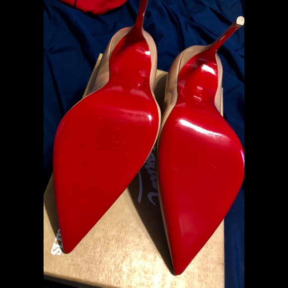 Christian Louboutin Delcolette 554 100mm Patent - Picture 6 of 8